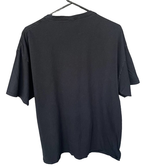 Christmas Shirt Adult Large Black Whitetail Hunting Buck Outdoor Graphic Tee - Picture 2 of 7